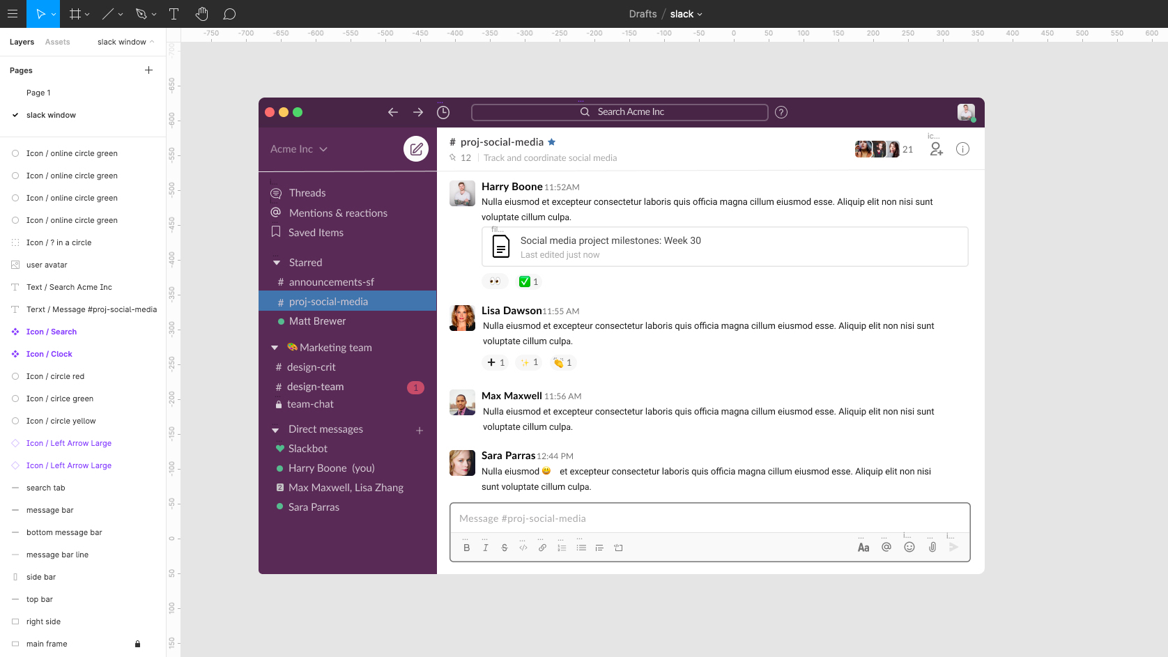 slack window
